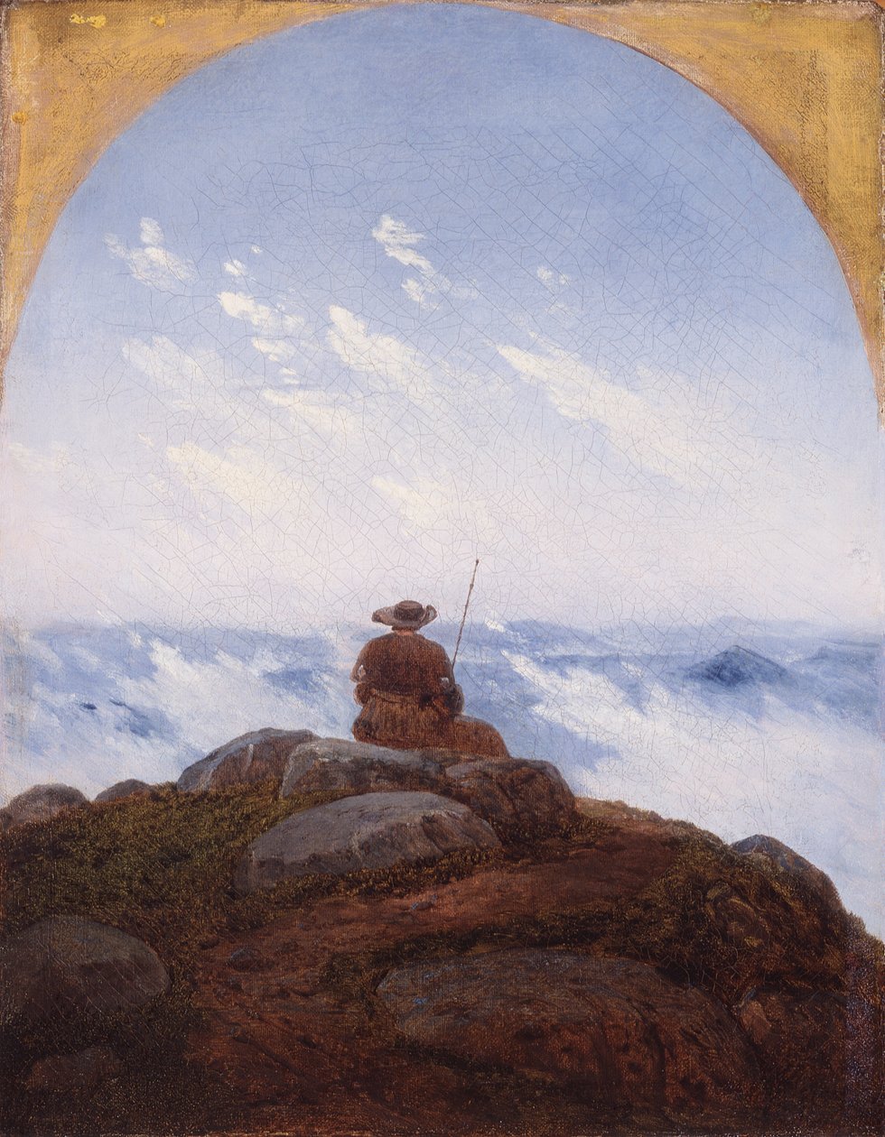 Wanderer über dem Nebelmeer von Karl Gustav Carus