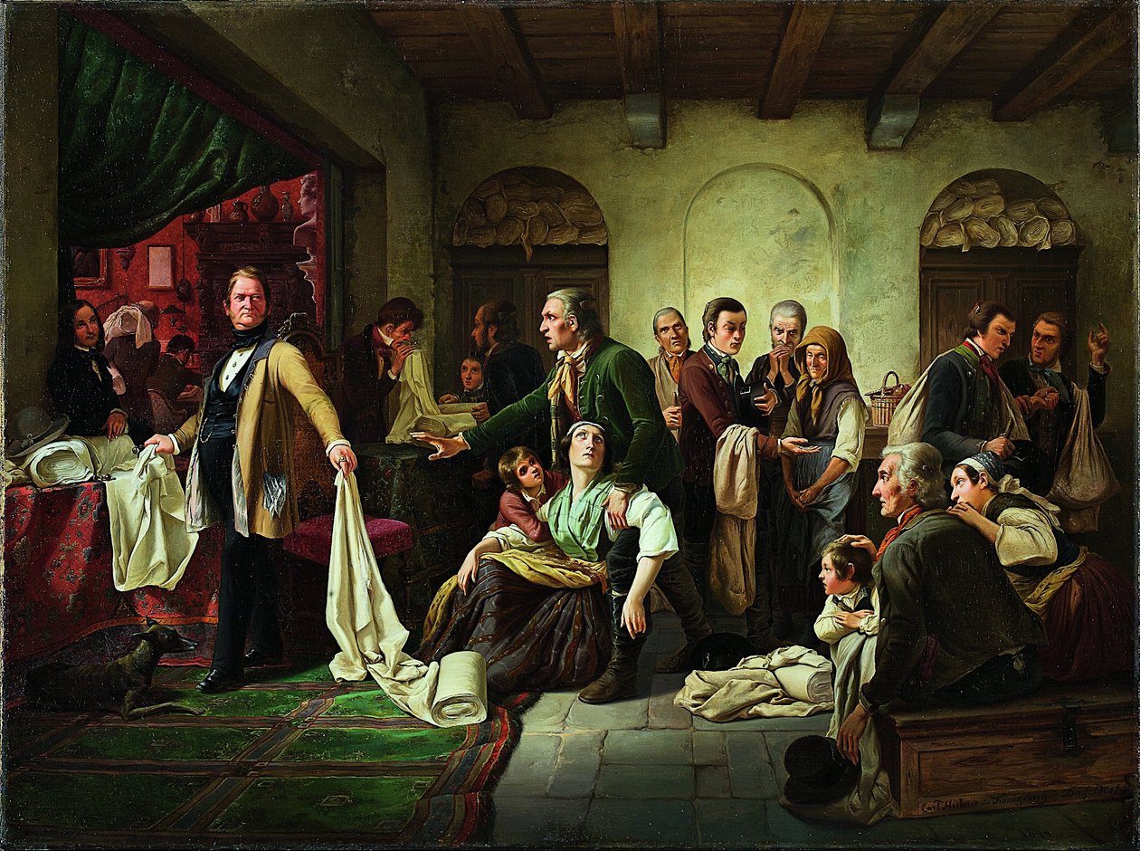 Die schlesischen Weber von Karl Hübner