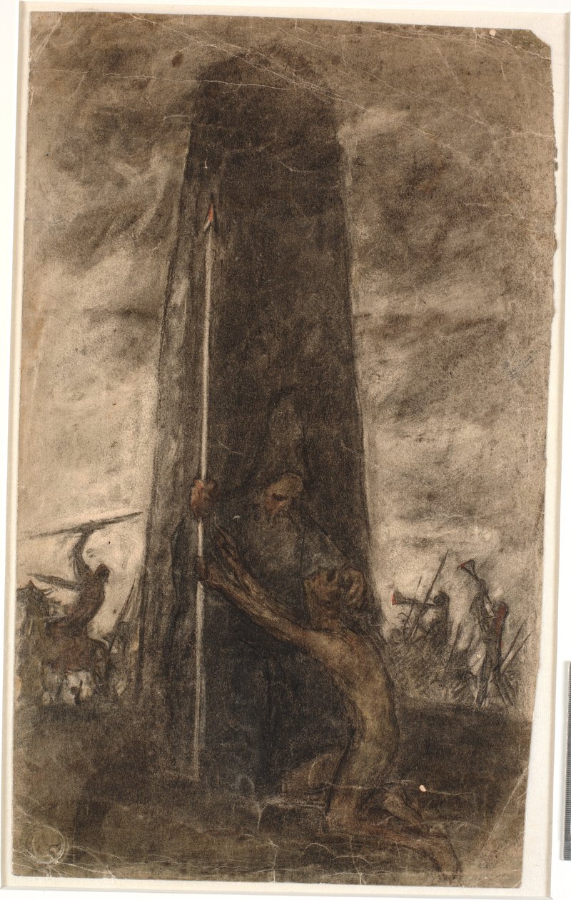 Halfdan und Svipdags Begegnung bei Svarins Hügel von Karl Isakson