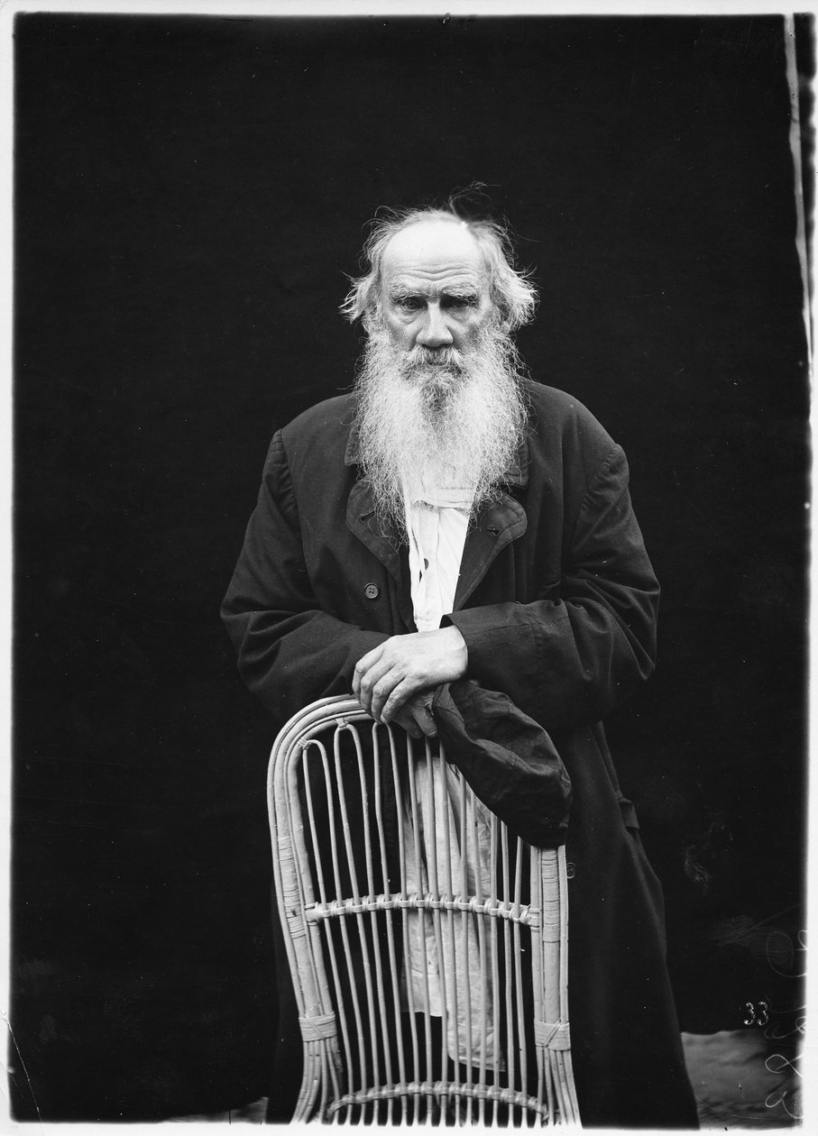 Leo Tolstoi, ca. 1908 von Karl Karlovich Bulla