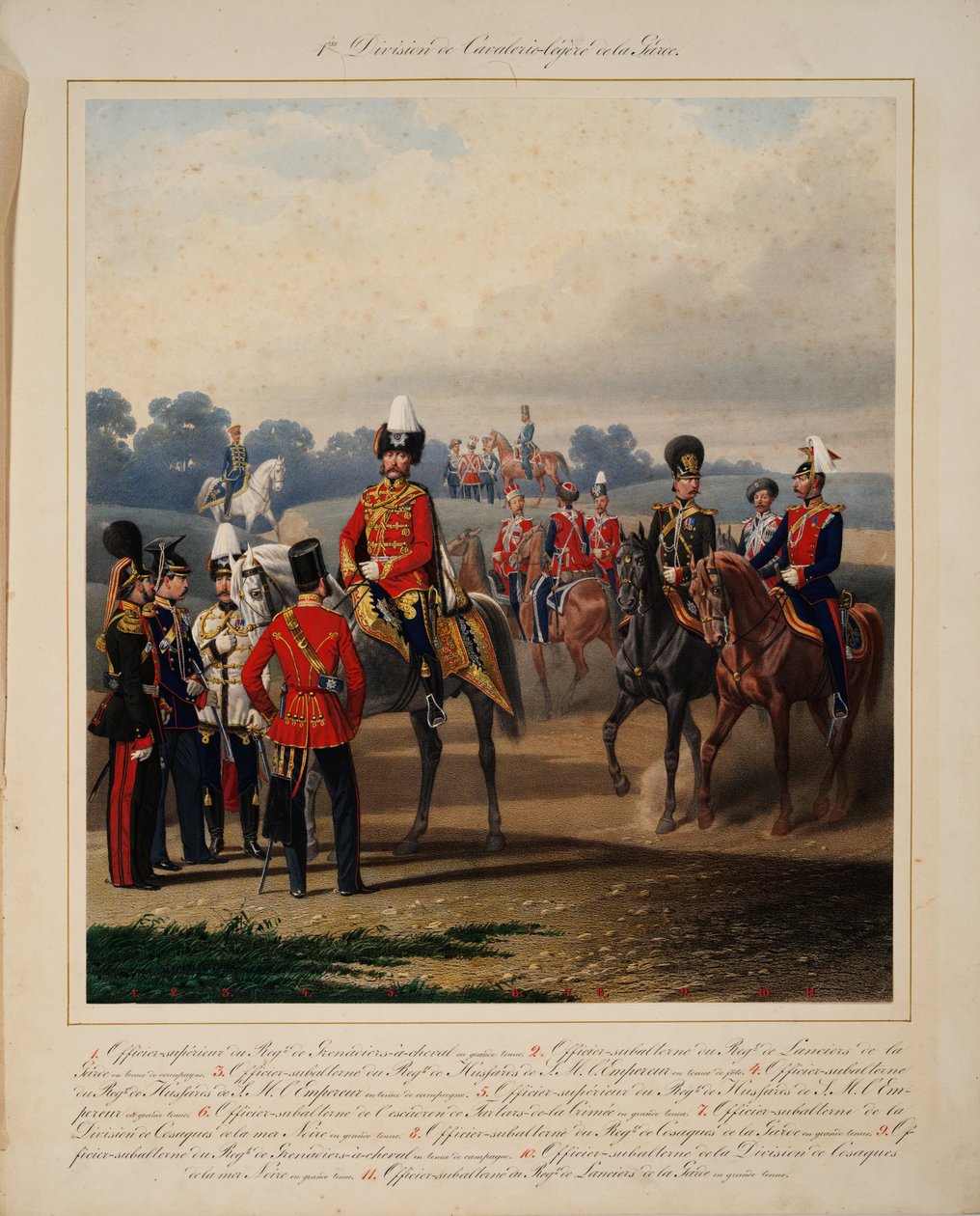 Erste Garde-Leichtkavalleriedivision, 1867 von Karl Karlovich Piratsky