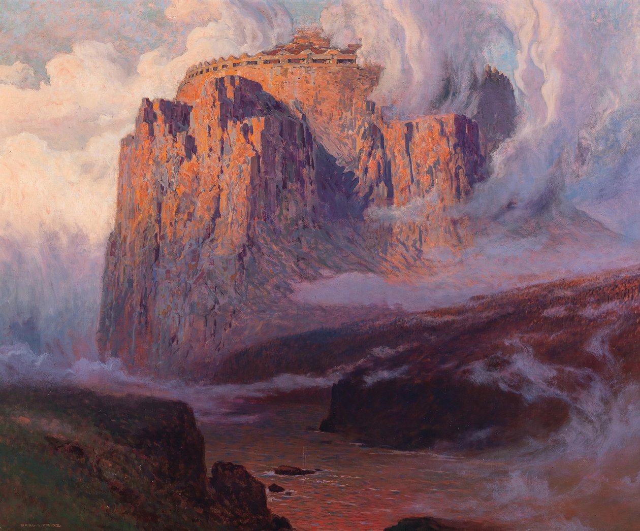 Walhalla, vor 1911 von Karl Ludwig Prinz