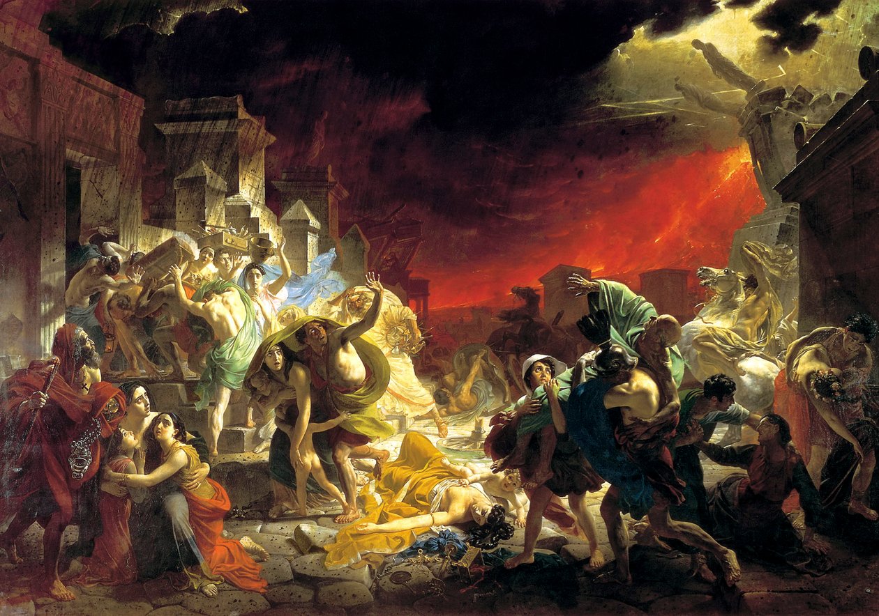 Der letzte Tag von Pompeji von Karl Pavlovich Bryullov