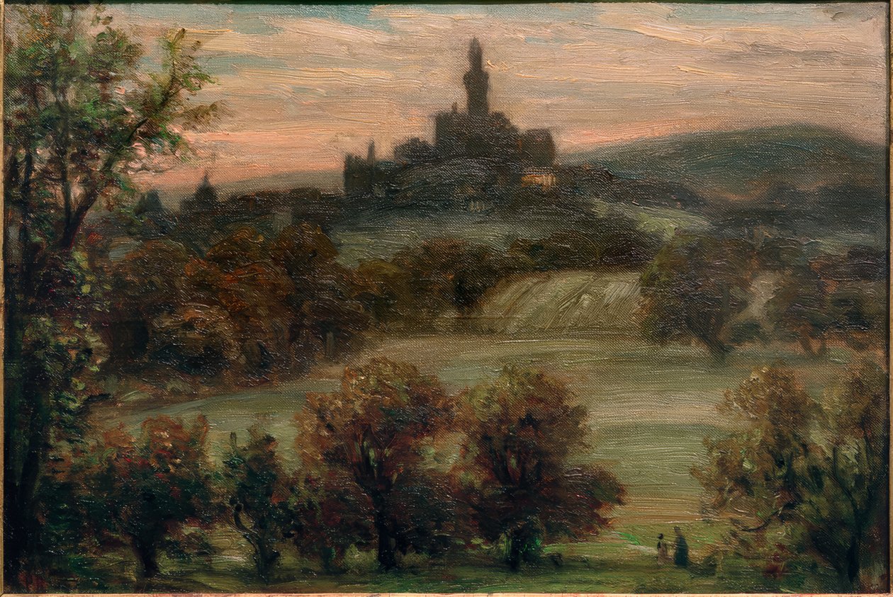 Landschaft mit Blick auf Kronberg von Karl Peter Burnitz