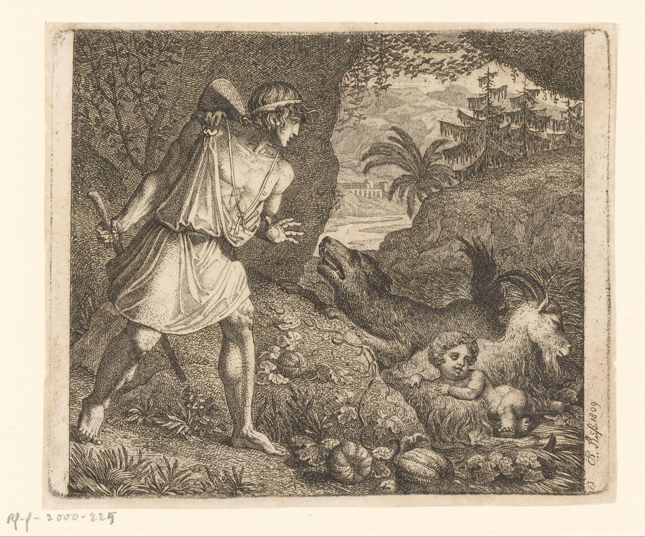 Jupiter und die Ziege Amalthea von Karl Russ