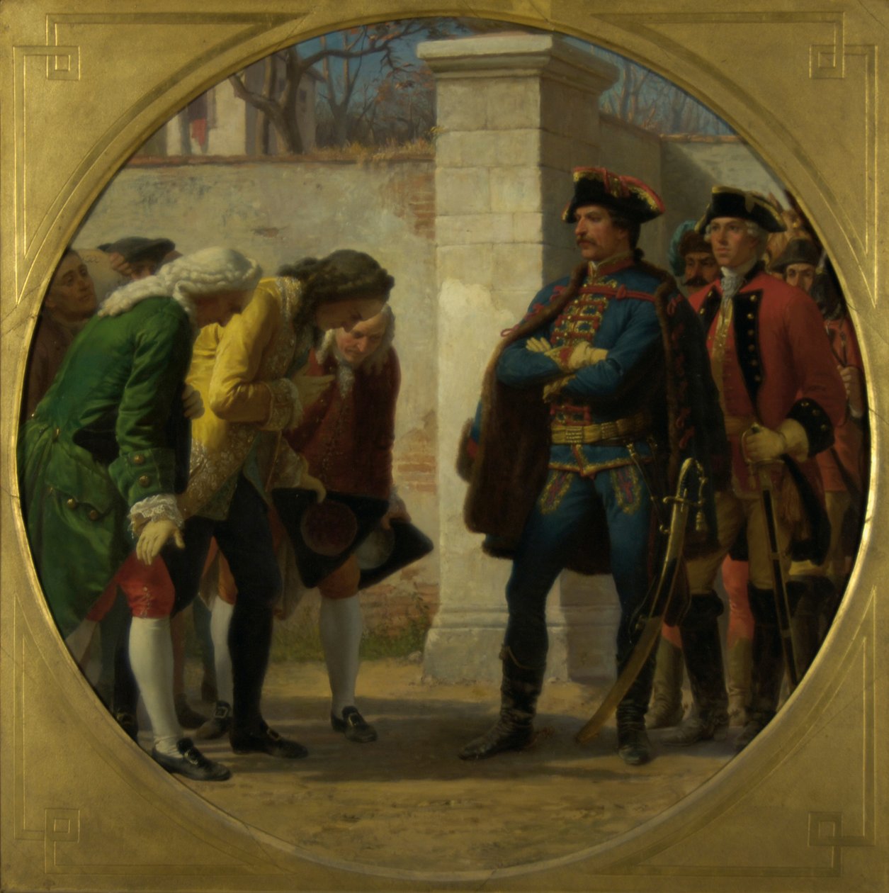 Der Überfall auf Berlin 1757 von Karl von Blaas