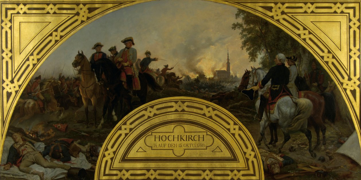 Der Überfall bei Hochkirch 1758 von Karl von Blaas