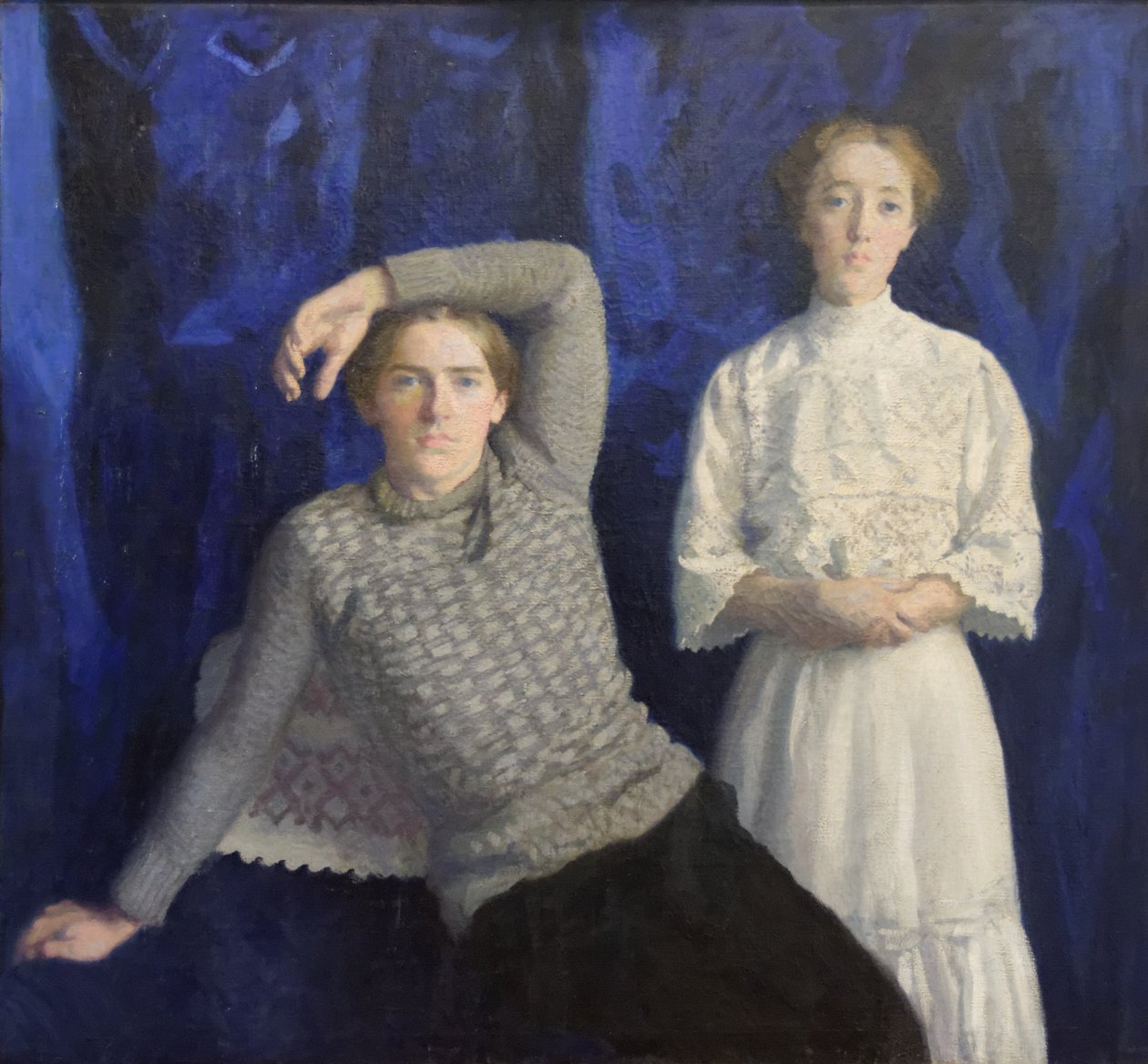 Doppelporträt Beni und Noemi von Károly Ferenczy