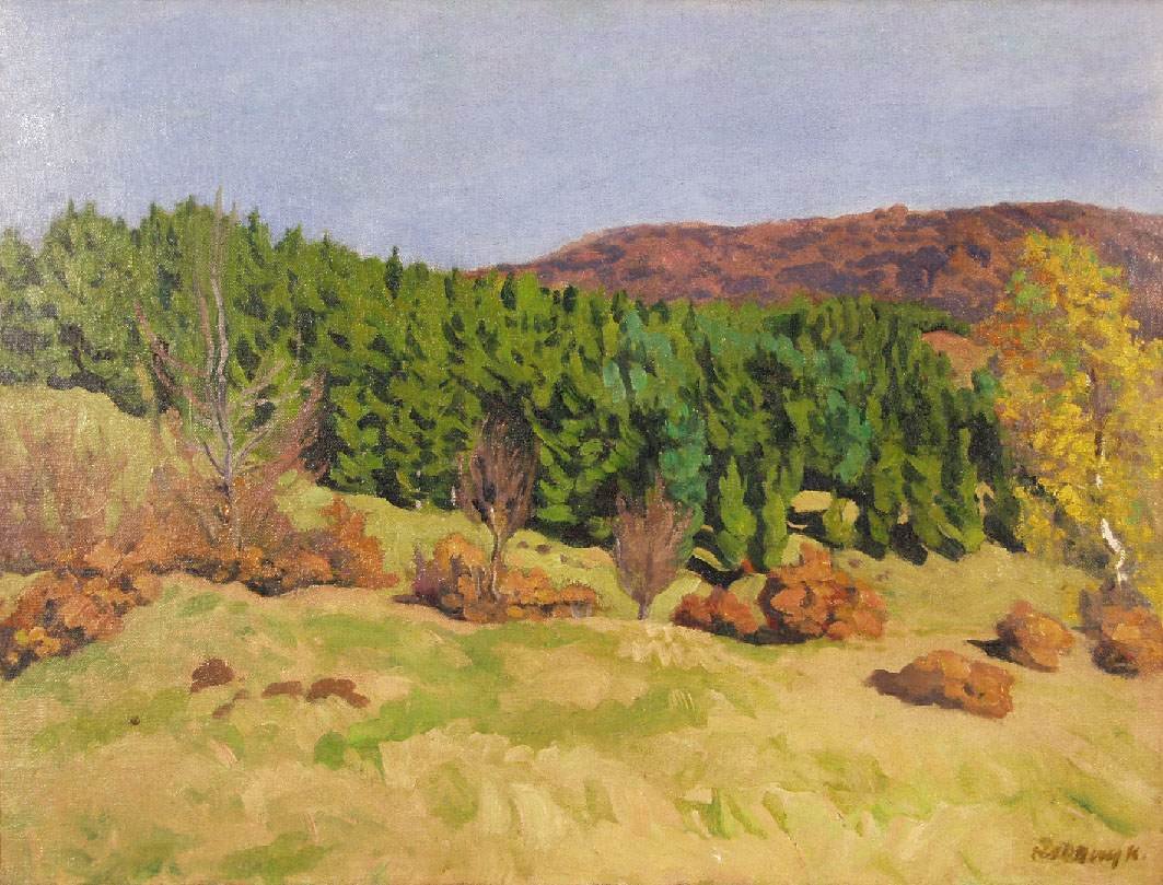 Izvora im Herbst von Károly Ferenczy