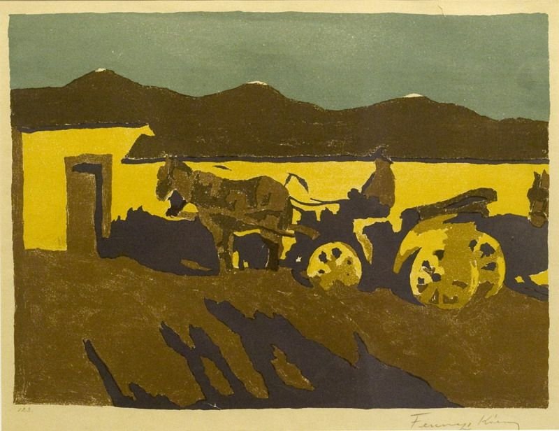 Märzabendsonne von Károly Ferenczy