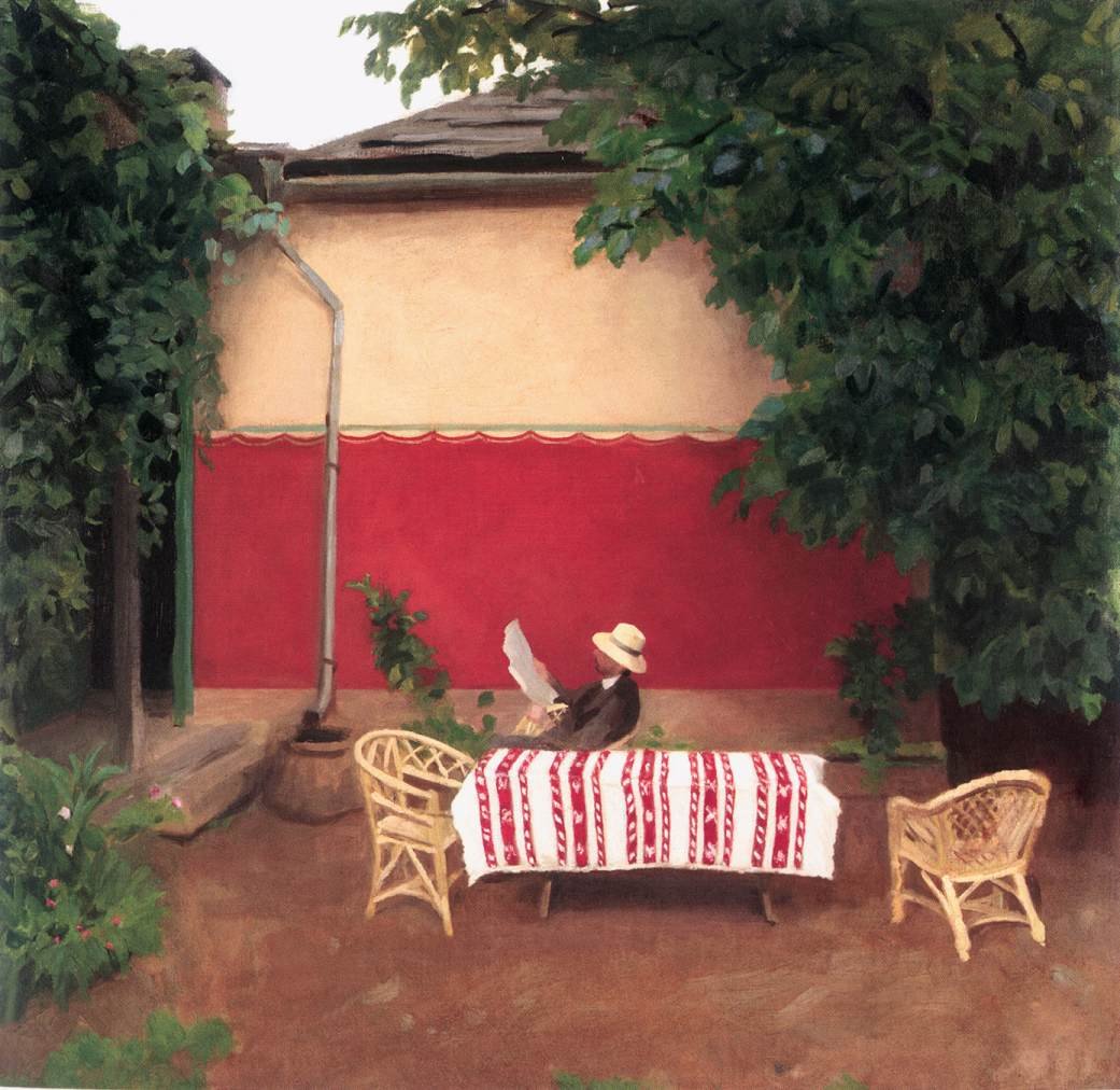 Rote Wand von Károly Ferenczy