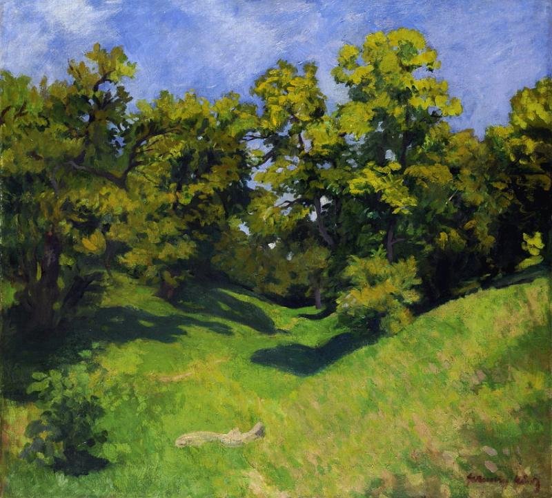 Am Rand des Hains von Károly Ferenczy