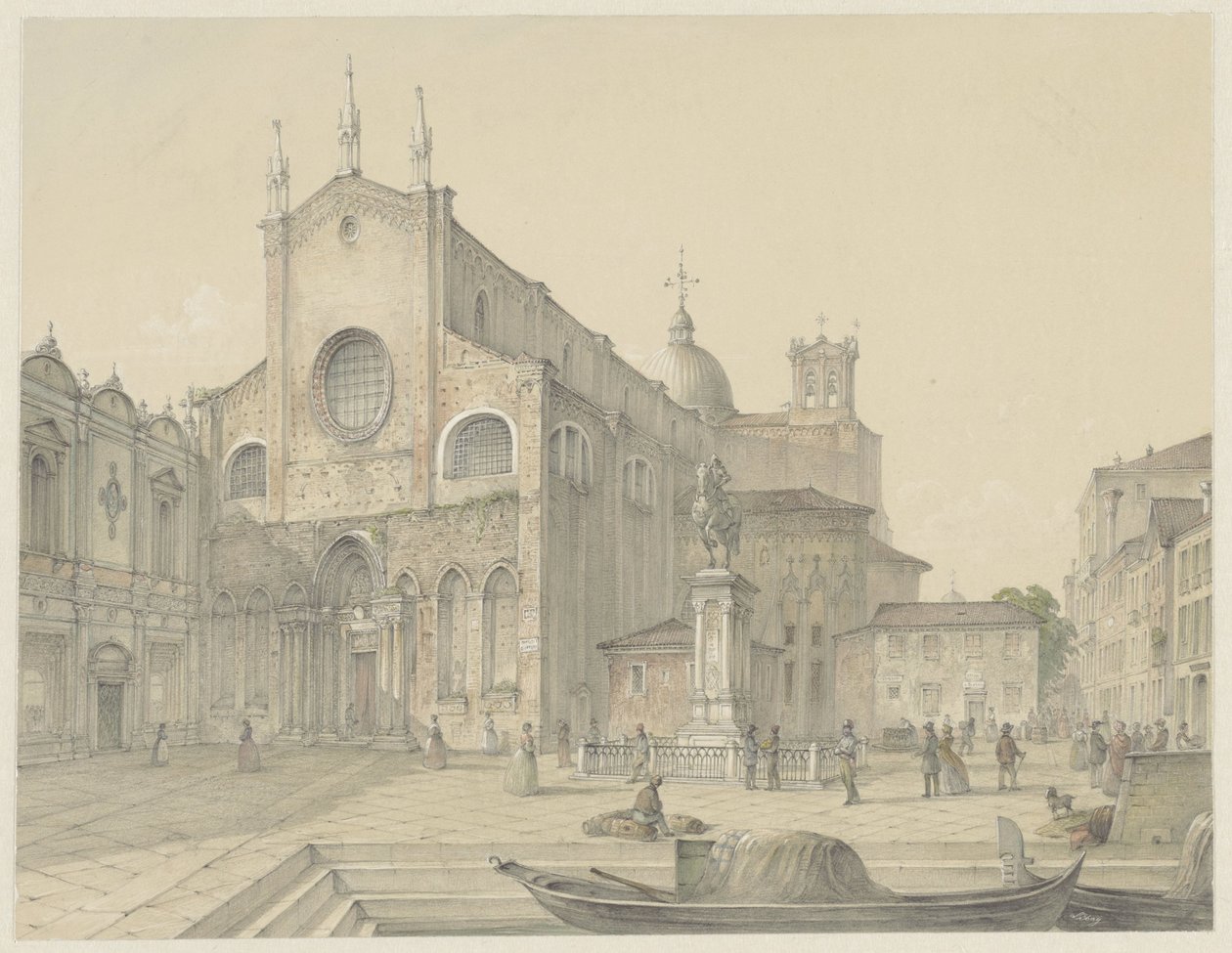 Venedig: S. Giovanni & Paolo von Karoly Lajos Libay
