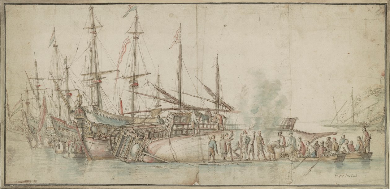 Schiffsreparatur von Kasper van Eyck