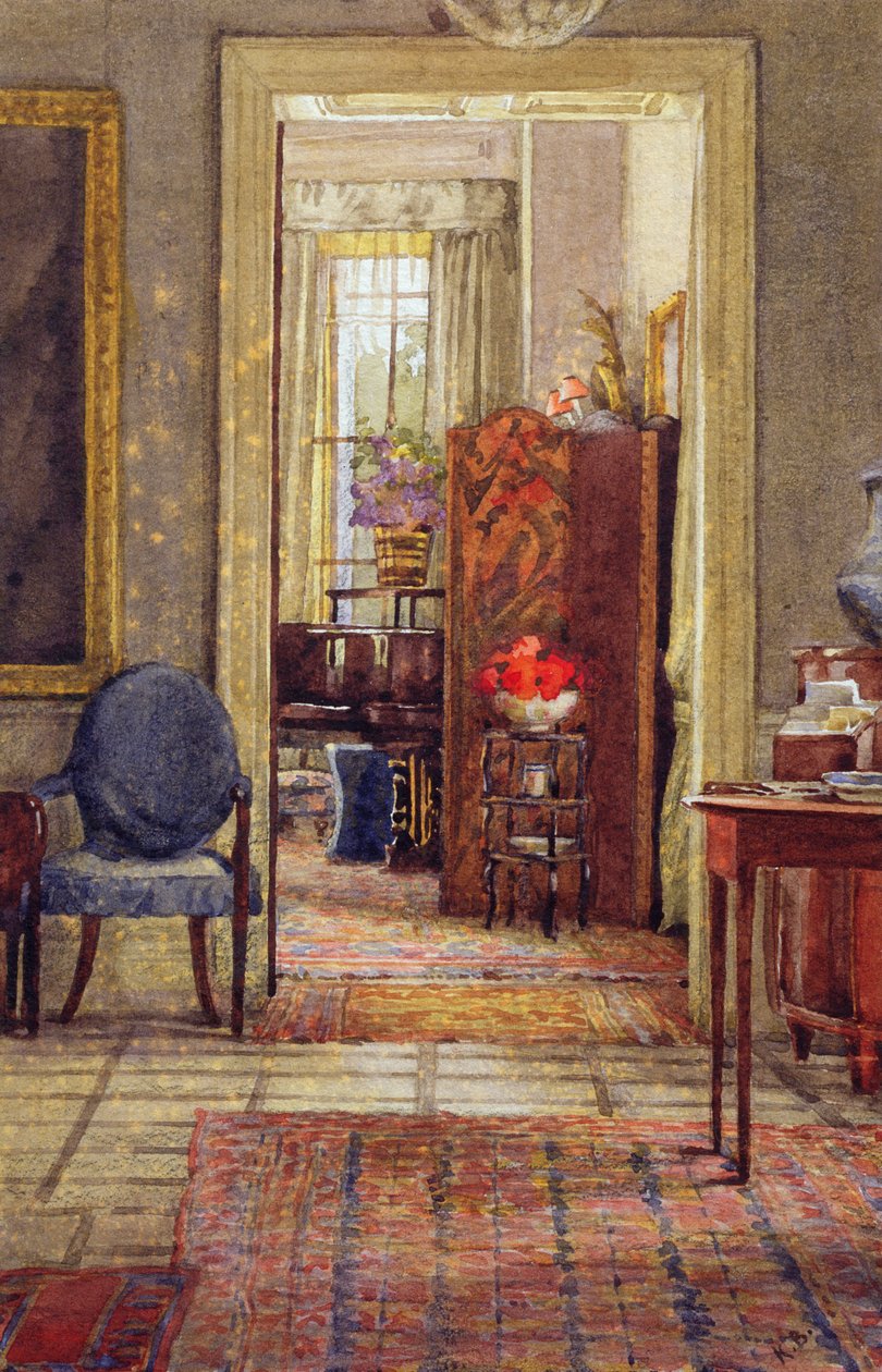 Woodside, Peasmarsh, ca. 1880 von Kate Barnard
