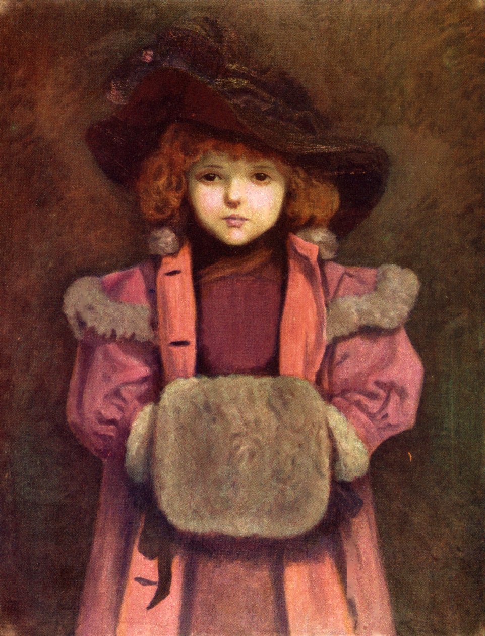 Der Muff (unvollendet) von Kate Greenaway von Kate Greenaway