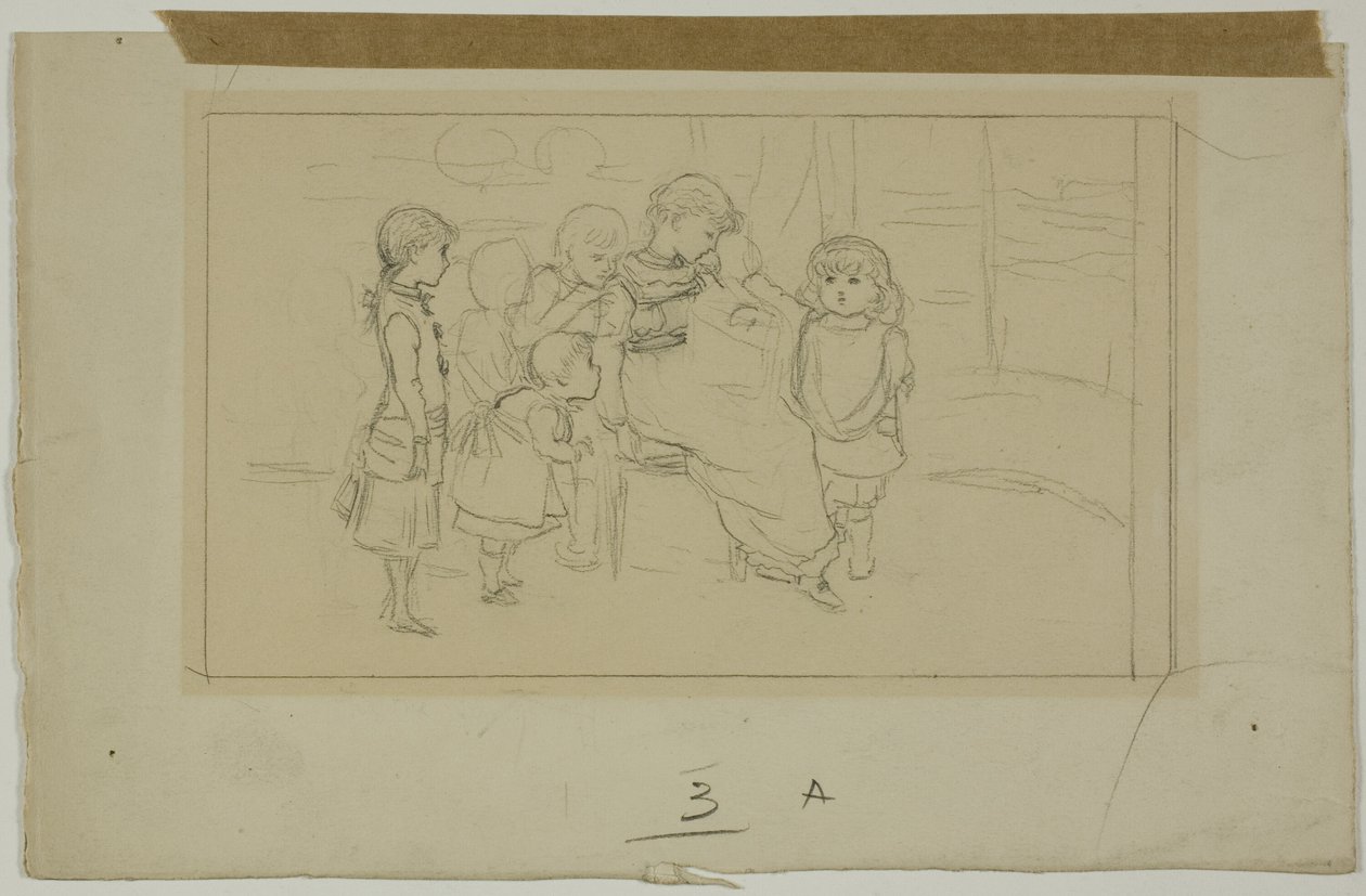 Gruppe von Kindern von Kate Greenaway
