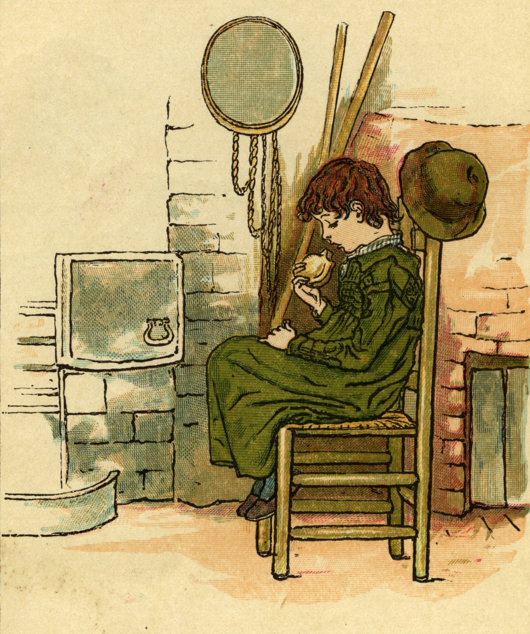 Little Jack Horner Kinderreim von Kate Greenaway
