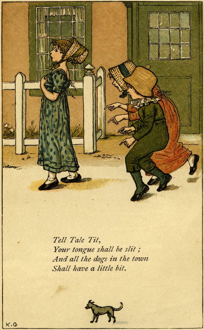 Tell Tale Tit Kinderlied von Kate Greenaway