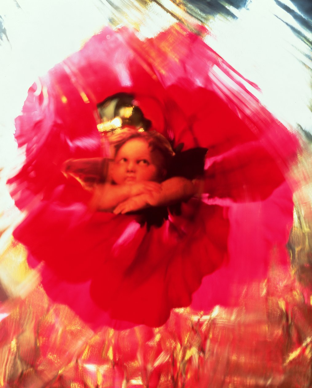 Engel und Mohnblume von Katherine Fawssett