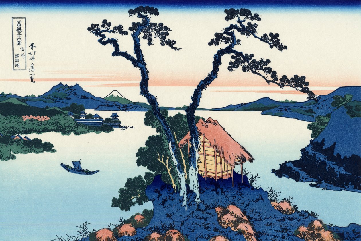 Shinshū Suwa-ko von Katsushika Hokusai