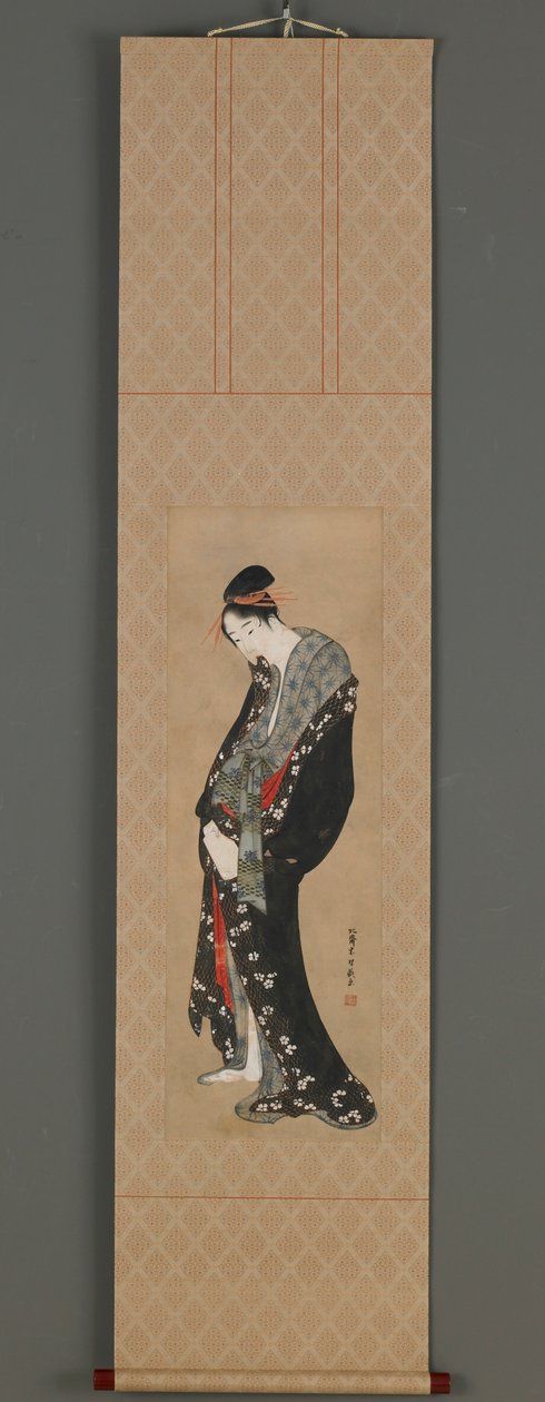 Kurtisane, Edo-Periode, ca. 1796-1798 von Katsushika Hokusai