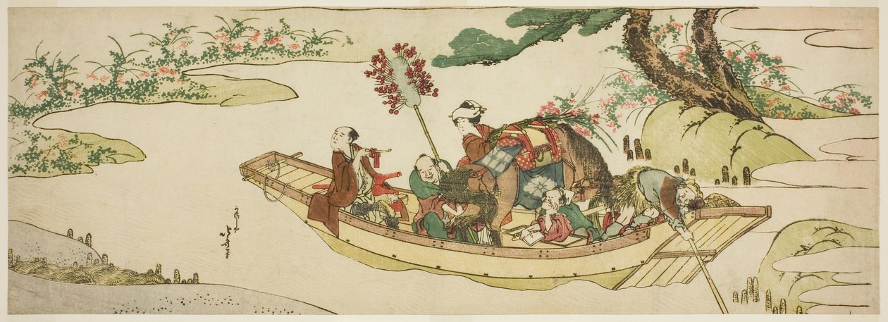 Fähre von Katsushika Hokusai
