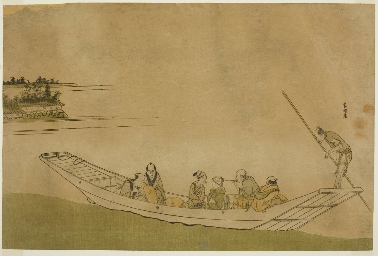 Fähre von Katsushika Hokusai