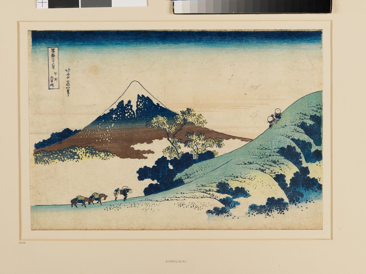 Inume-Pass in der Provinz Kai von Katsushika Hokusai