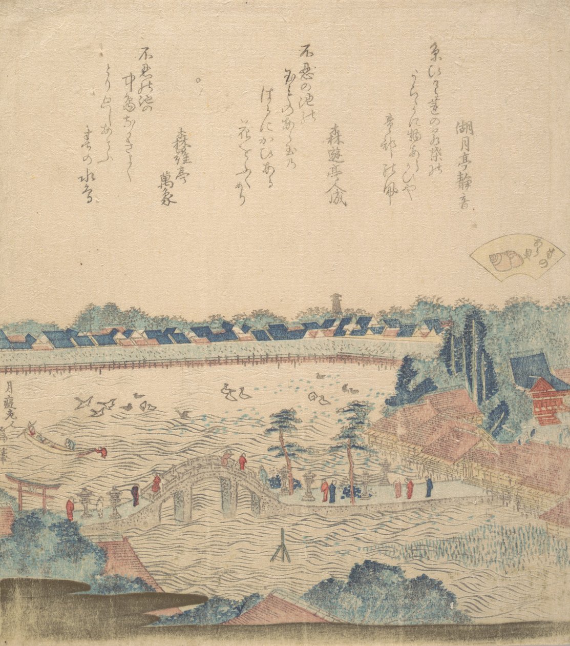 Landschaft von Katsushika Hokusai