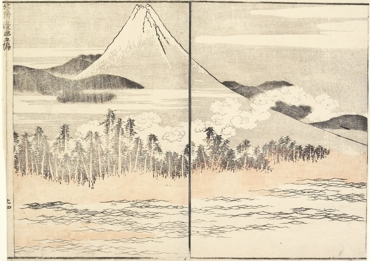 Berg Fuji, 1816 von Katsushika Hokusai