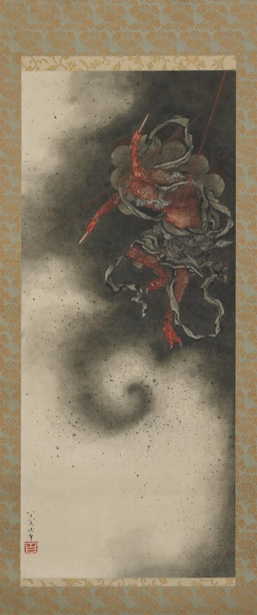 Donnnergott, Edo-Periode von Katsushika Hokusai