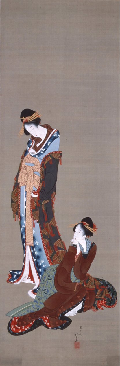Zwei Schönheiten von Katsushika Hokusai