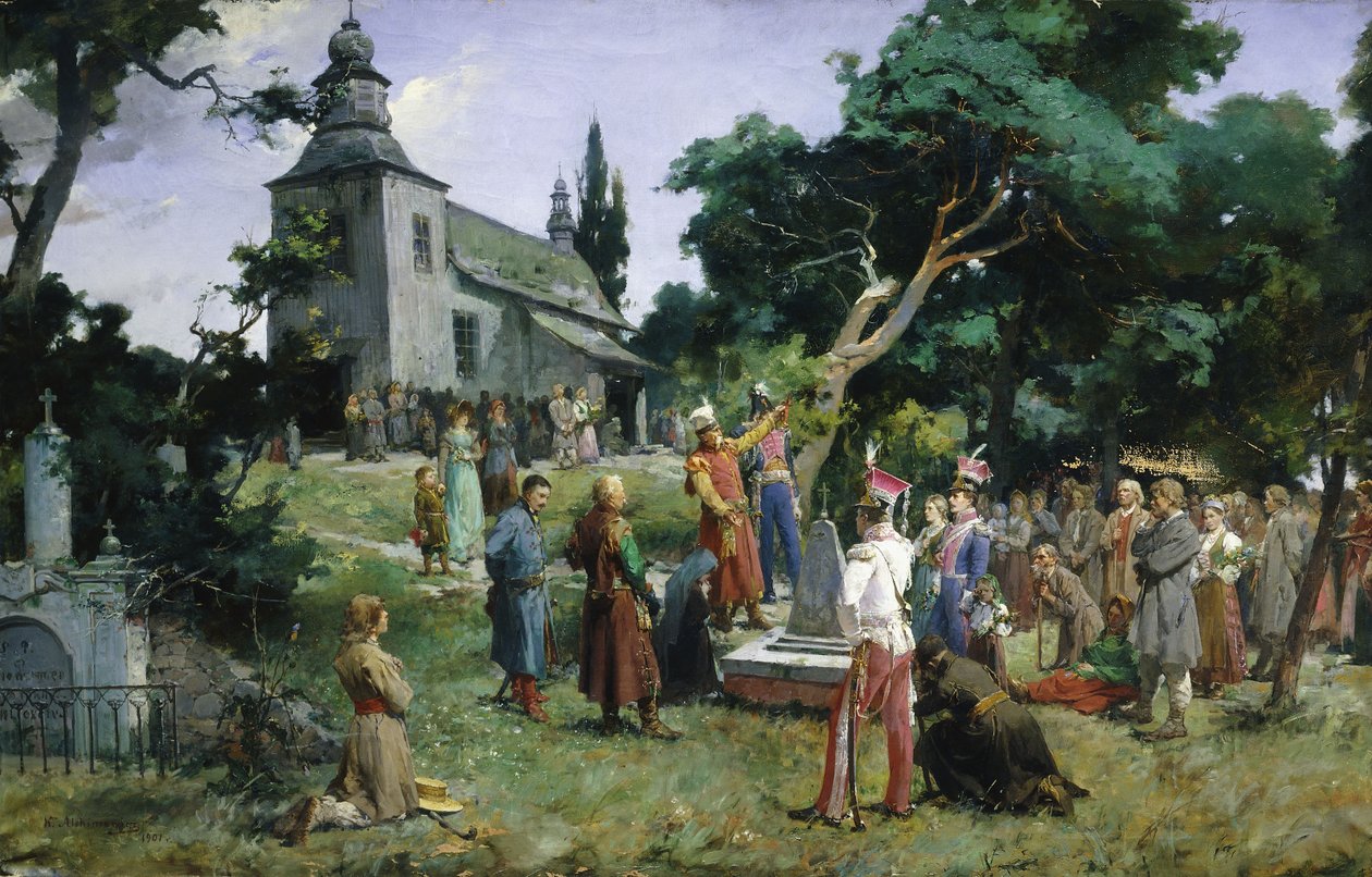 Der geehrte Held, 1901 von Kazimierz Alchimowicz