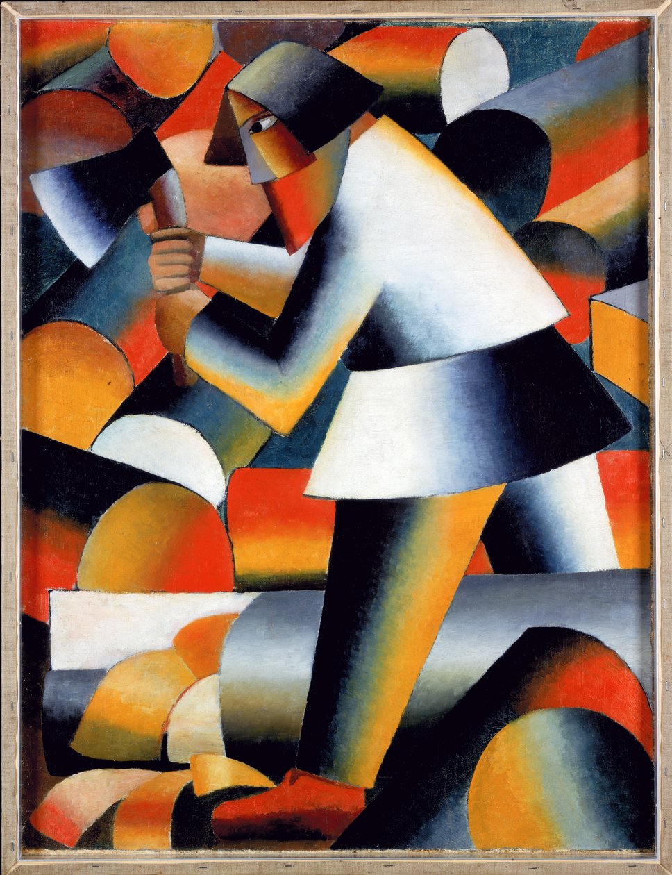 Der Holzfäller (recto) von Kazimir Severinovich Malevich