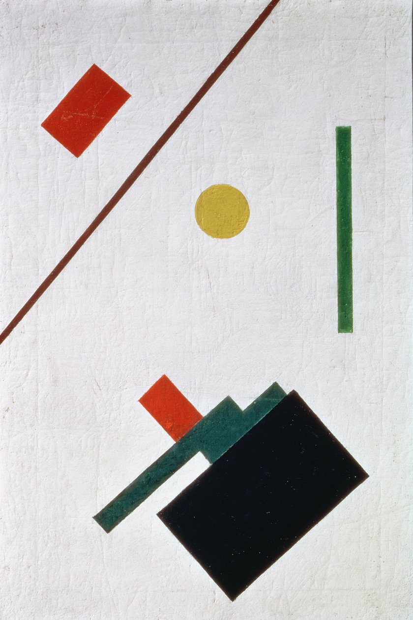 Suprematistische Komposition, 1915 von Kazimir Severinovich Malevich
