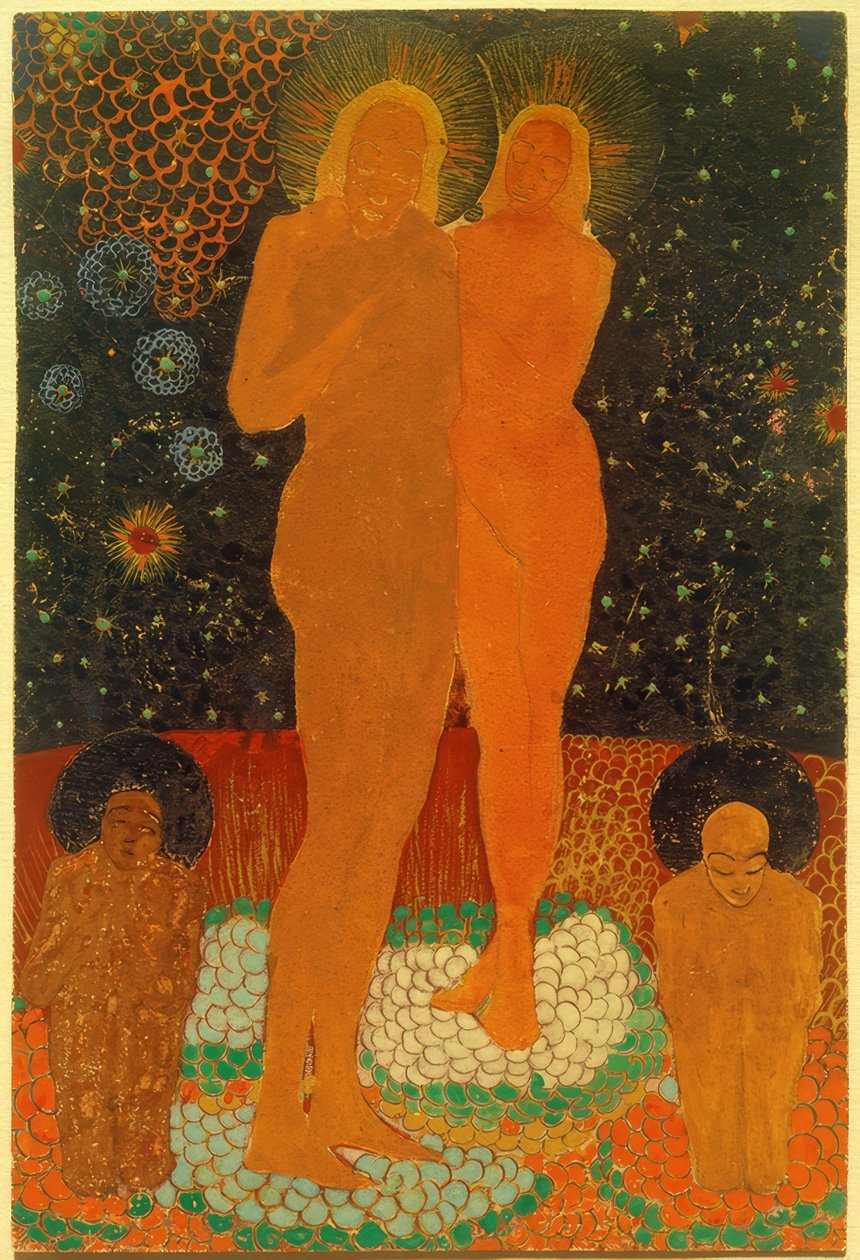 Adam und Eva von Kazimir Severinovich Malevich