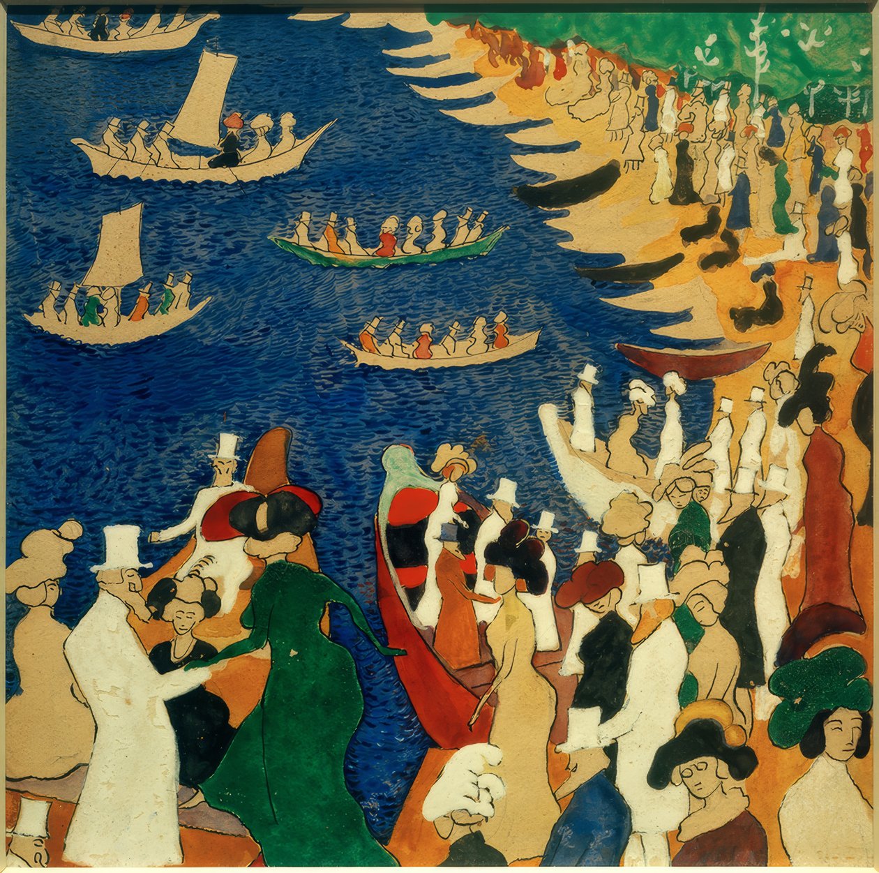 Flanierende Gesellschaft von Kazimir Severinovich Malevich