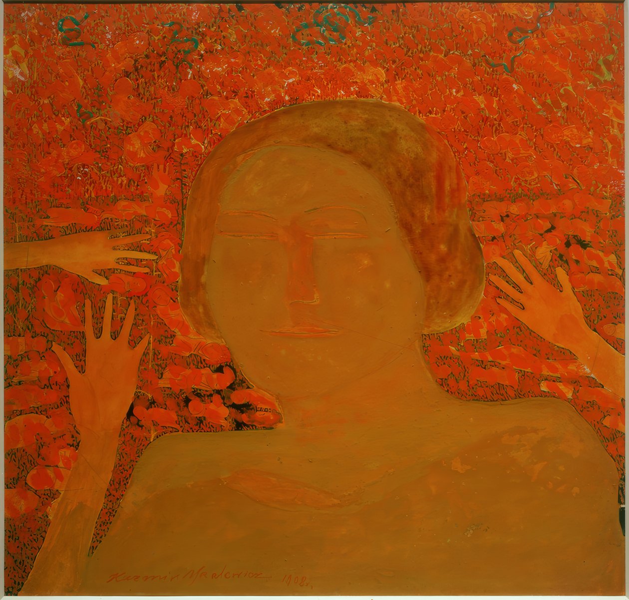 Gebärende von Kazimir Severinovich Malevich