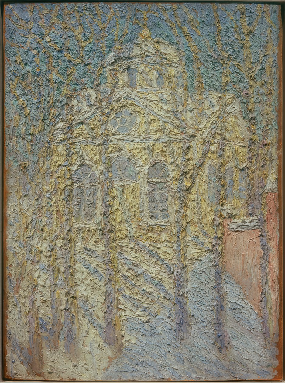 Kirche, um 1906 von Kazimir Severinovich Malevich