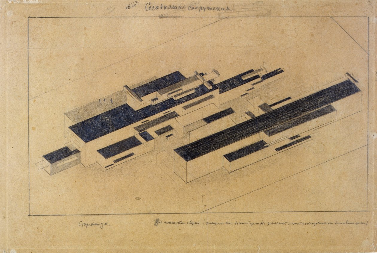 Moderne Gebäude von Kazimir Severinovich Malevich