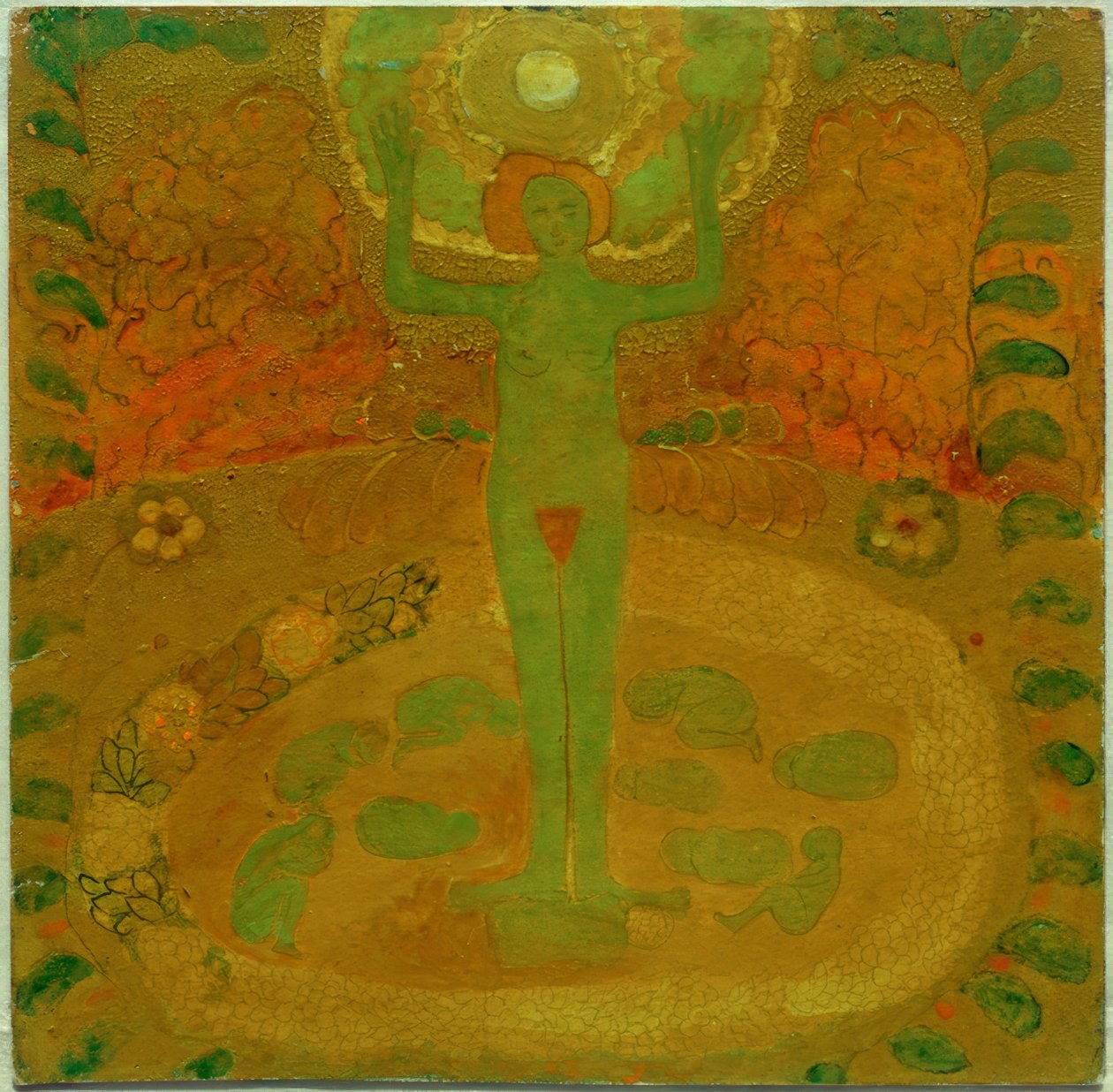 Nackte mit erhobenen Händen von Kazimir Severinovich Malevich