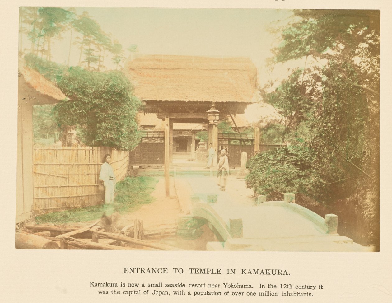Eingang zum Tempel in Kamakura von Kazumasa Ogawa