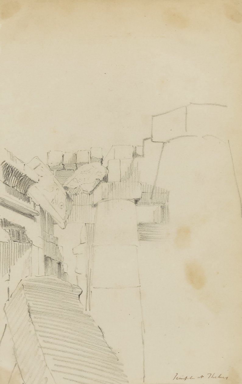 Tempel in Theben, Ägypten von Kellogg, Miner Kilbourne
