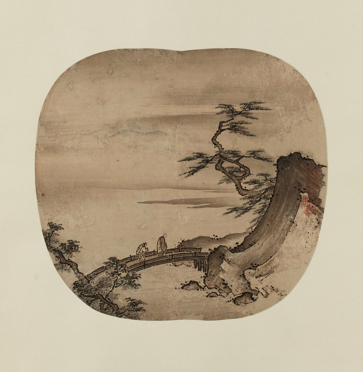 Landschaft, zweite Hälfte des 15. Jahrhunderts von Kenkō Shōkei