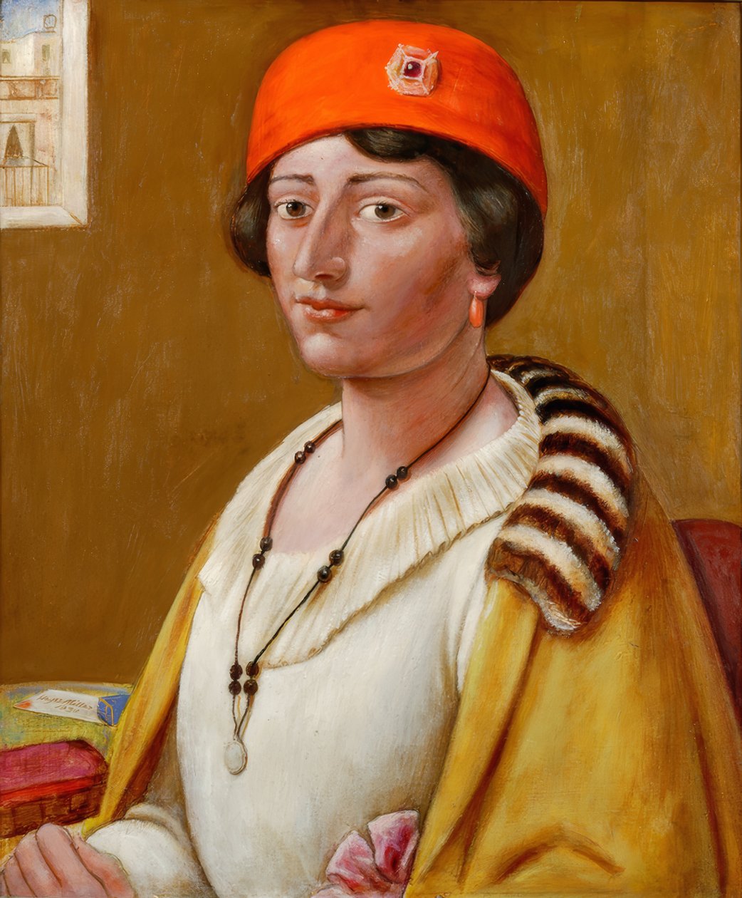 Roter Turban von Kenneth Hayes Miller