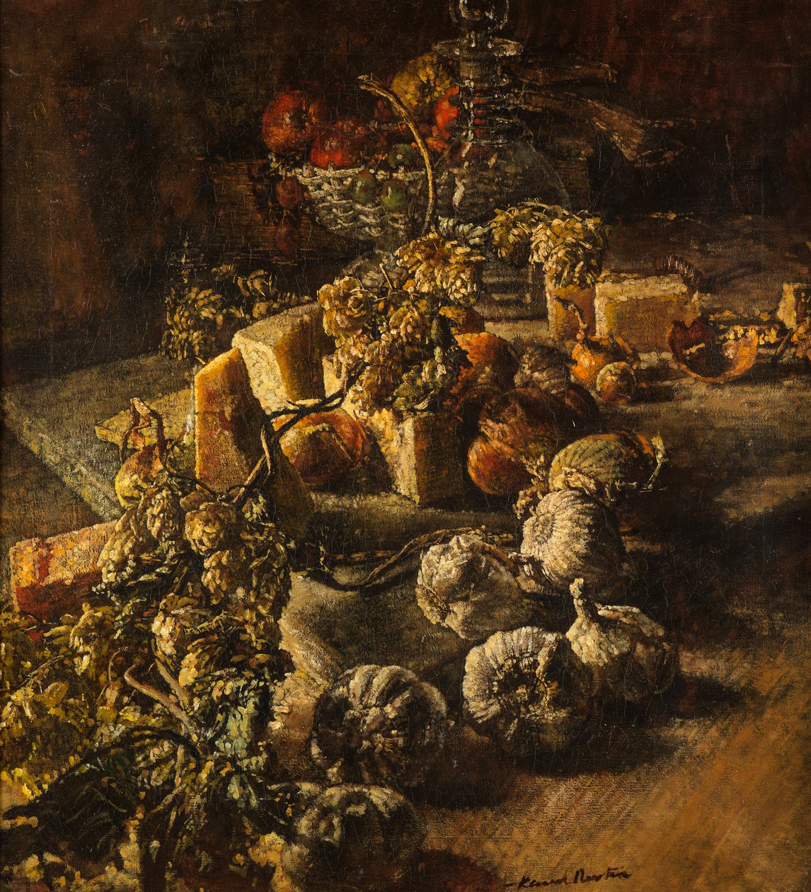 Käse und Knoblauch von Kenneth Newton