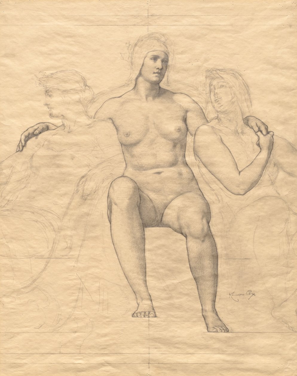 Allegorische Frauenfiguren von Kenyon Cox
