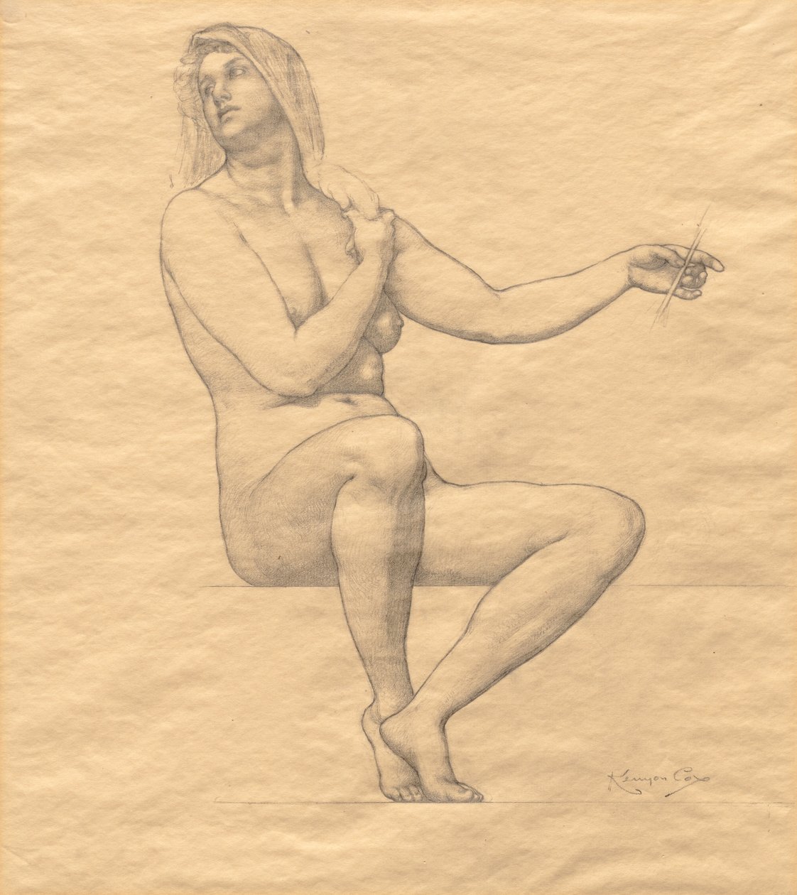 Skizze von Kenyon Cox