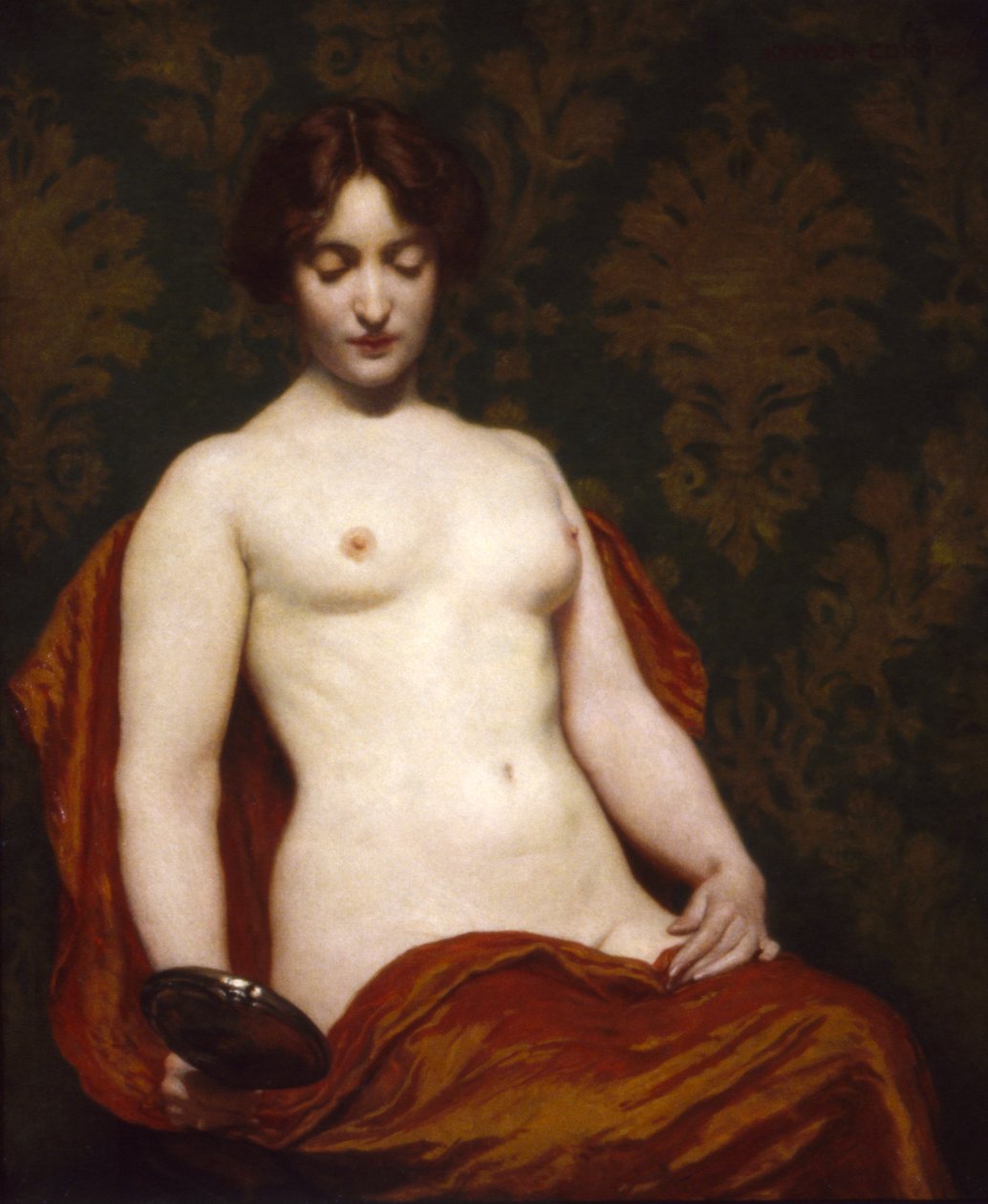Der silberne Handspiegel von Kenyon Cox